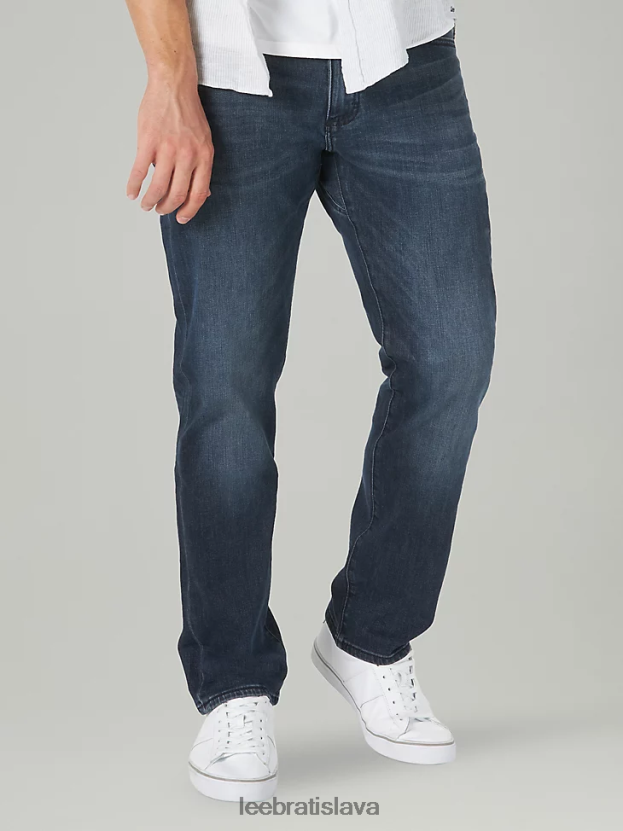Lee oblečenie HL0J0R588 napustené atramentom muži extrémny pohyb mvp athletic fit džínsy