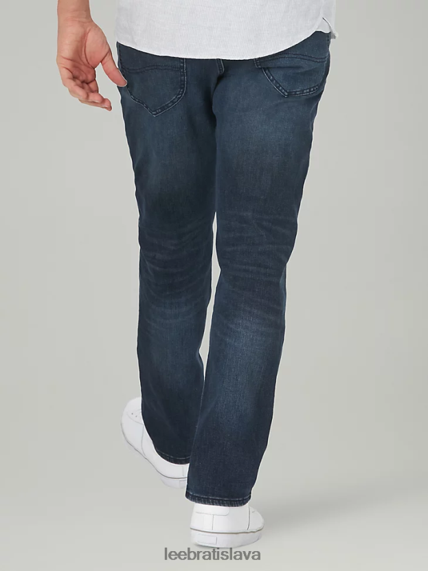 Lee oblečenie HL0J0R588 napustené atramentom muži extrémny pohyb mvp athletic fit džínsy