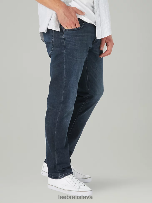 Lee oblečenie HL0J0R588 napustené atramentom muži extrémny pohyb mvp athletic fit džínsy