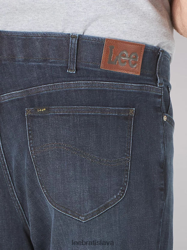 Lee oblečenie HL0J0R592 výkonný muži extrémny pohyb mvp uvoľnené rovné džínsy (veľké a vysoké)