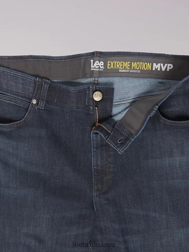 Lee oblečenie HL0J0R592 výkonný muži extrémny pohyb mvp uvoľnené rovné džínsy (veľké a vysoké)