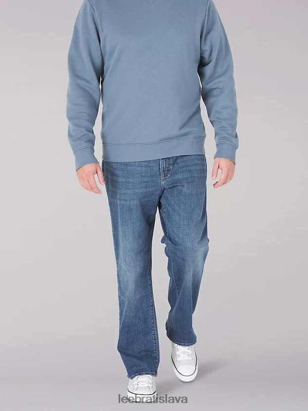 Lee oblečenie HL0J0R593 kráľ muži extrémny pohyb mvp uvoľnené rovné džínsy (veľké a vysoké)