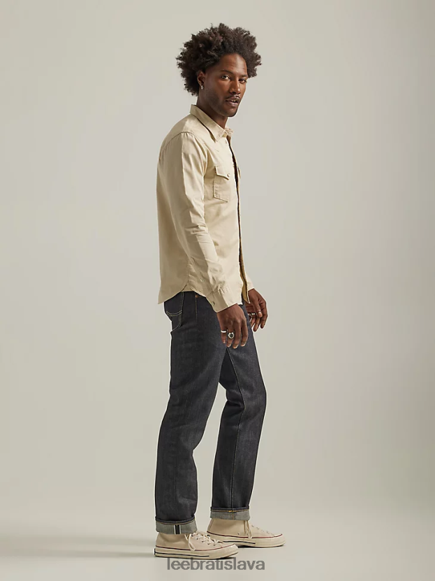 Lee oblečenie HL0J0R599 suché muži 101z uvoľnené džínsy s rovnými nohavicami