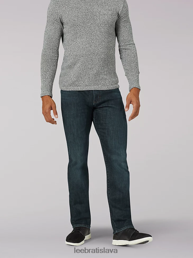 Lee oblečenie HL0J0R605 výkonný muži extrémny pohyb mvp rovného strihu zúžené džínsy