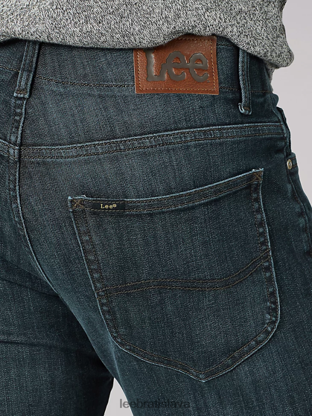 Lee oblečenie HL0J0R605 výkonný muži extrémny pohyb mvp rovného strihu zúžené džínsy