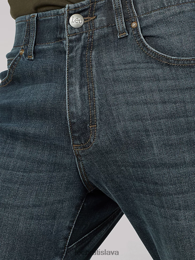 Lee oblečenie HL0J0R606 nash muži extrémny pohyb mvp rovného strihu zúžené džínsy