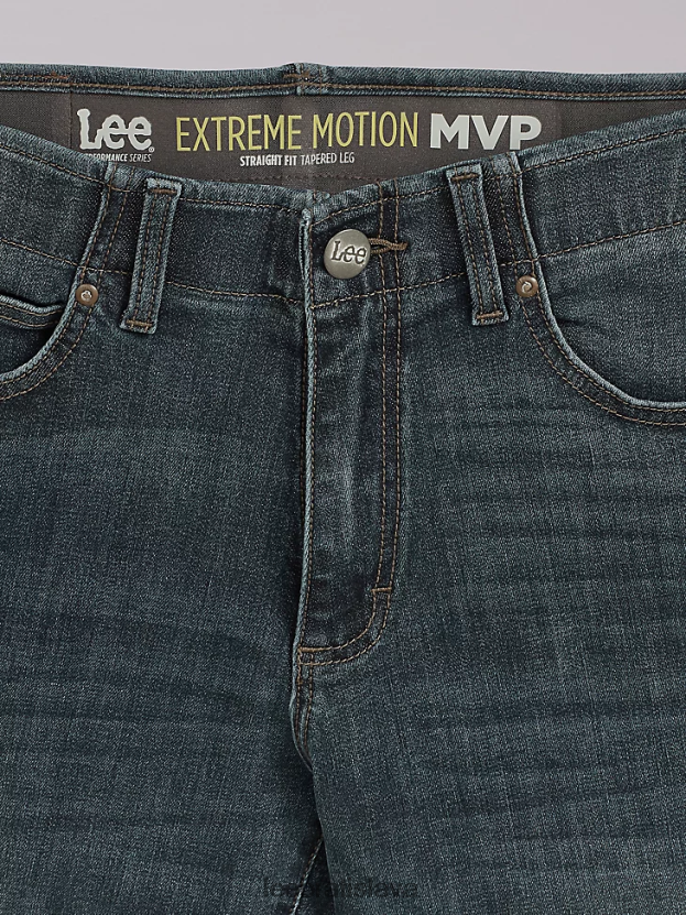 Lee oblečenie HL0J0R606 nash muži extrémny pohyb mvp rovného strihu zúžené džínsy