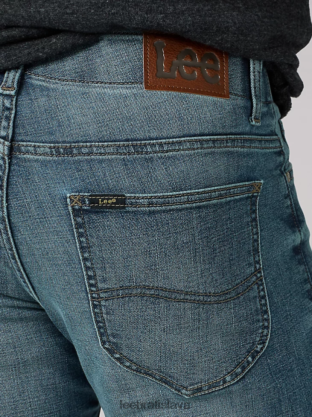 Lee oblečenie HL0J0R607 brady muži extrémny pohyb mvp rovného strihu zúžené džínsy
