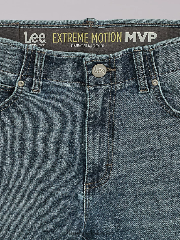 Lee oblečenie HL0J0R607 brady muži extrémny pohyb mvp rovného strihu zúžené džínsy