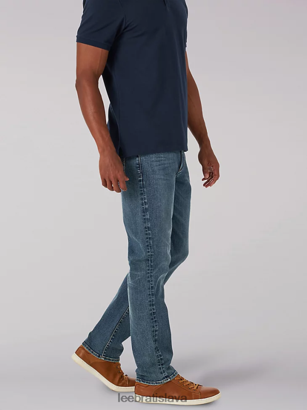 Lee oblečenie HL0J0R610 cenový bojovník muži extrémny pohyb mvp rovného strihu zúžené džínsy