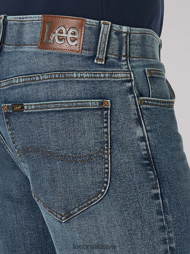 Lee oblečenie HL0J0R610 cenový bojovník muži extrémny pohyb mvp rovného strihu zúžené džínsy