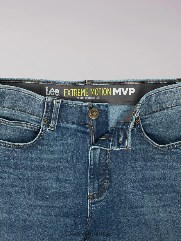 Lee oblečenie HL0J0R610 cenový bojovník muži extrémny pohyb mvp rovného strihu zúžené džínsy