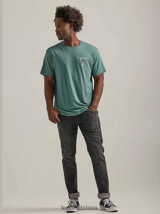 Lee oblečenie HL0J0R613 čierna muži dedičné slim rovné džínsy