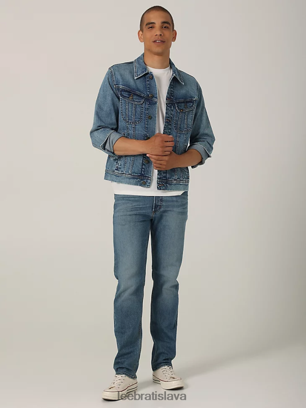 Lee oblečenie HL0J0R616 giovanni muži dedičné slim rovné džínsy