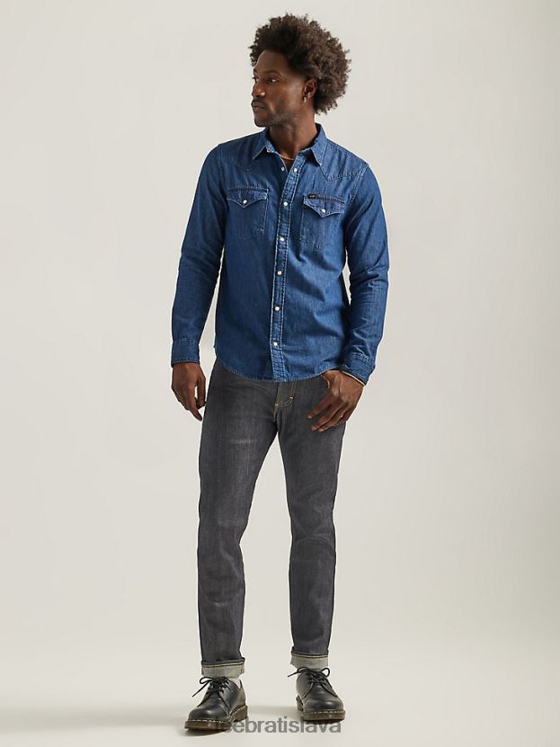 Lee oblečenie HL0J0R617 suché muži 101 rider džínsy