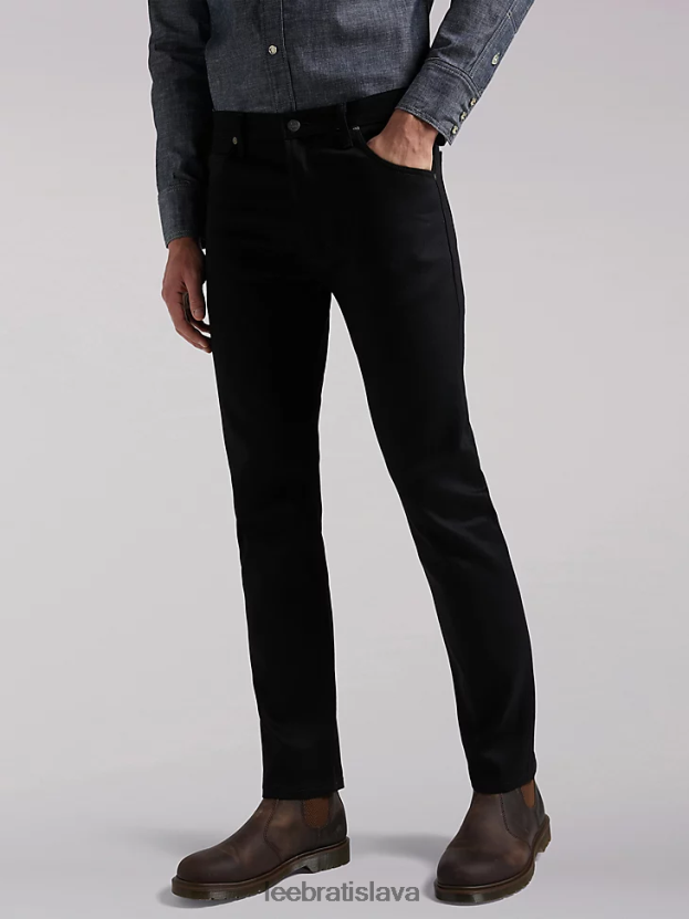 Lee oblečenie HL0J0R619 suchá čierna muži 101 rider slim fit džínsy