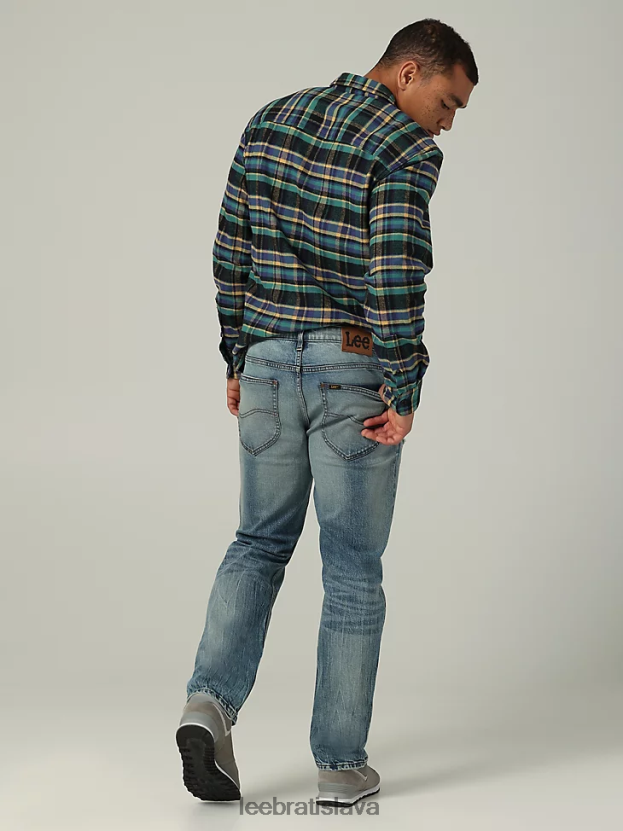 Lee oblečenie HL0J0R622 alexi muži dedičné pravidelné rovné džínsy