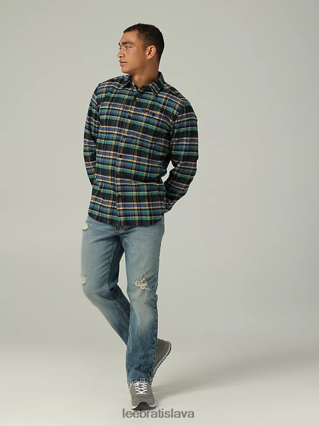 Lee oblečenie HL0J0R622 alexi muži dedičné pravidelné rovné džínsy