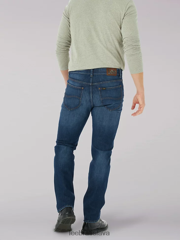 Lee oblečenie HL0J0R632 kráľovská bolesť muži extrémny pohyb 4-way stretch slim rovné džínsy
