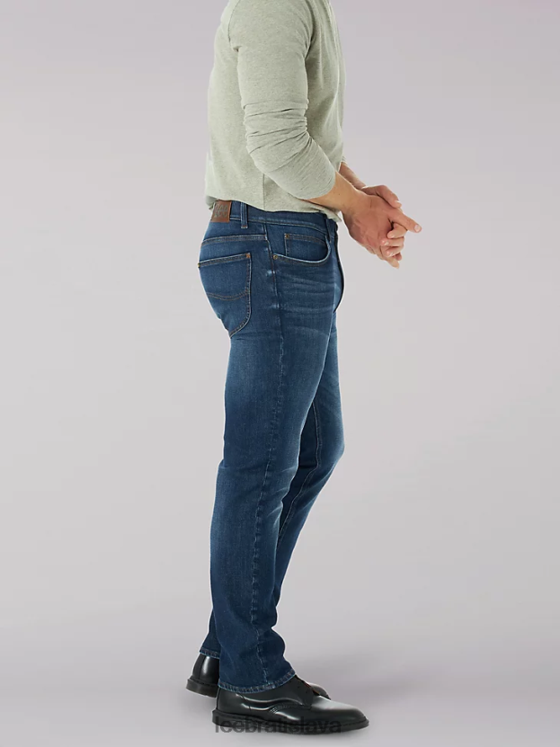 Lee oblečenie HL0J0R632 kráľovská bolesť muži extrémny pohyb 4-way stretch slim rovné džínsy