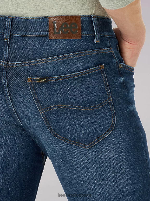 Lee oblečenie HL0J0R632 kráľovská bolesť muži extrémny pohyb 4-way stretch slim rovné džínsy