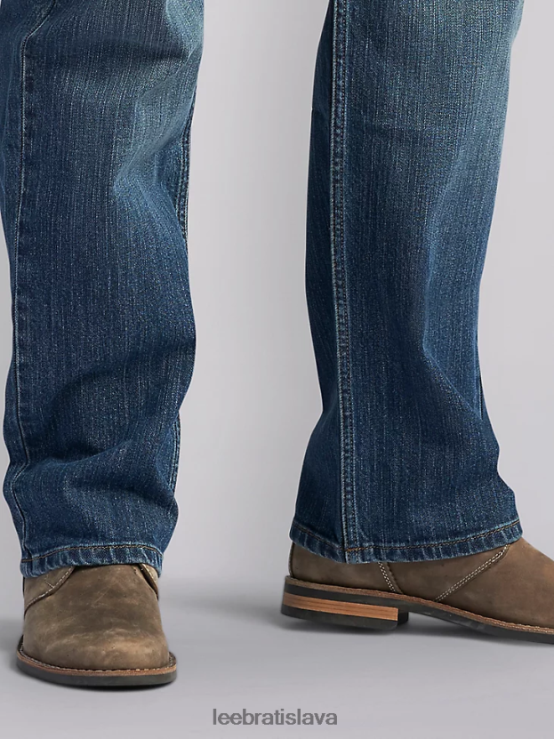 Lee oblečenie HL0J0R634 slama muži prémiové vybrané džínsy uvoľneného strihu s rovnými nohami (veľké a vysoké)
