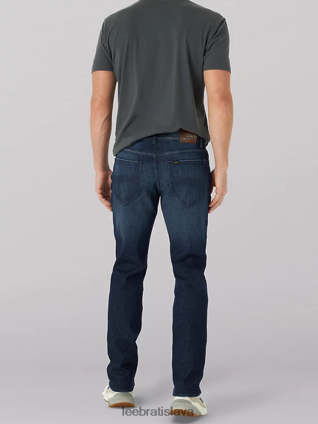 Lee oblečenie HL0J0R636 protiúder muži extrémny pohyb 4-way stretch rovné zúžené džínsy