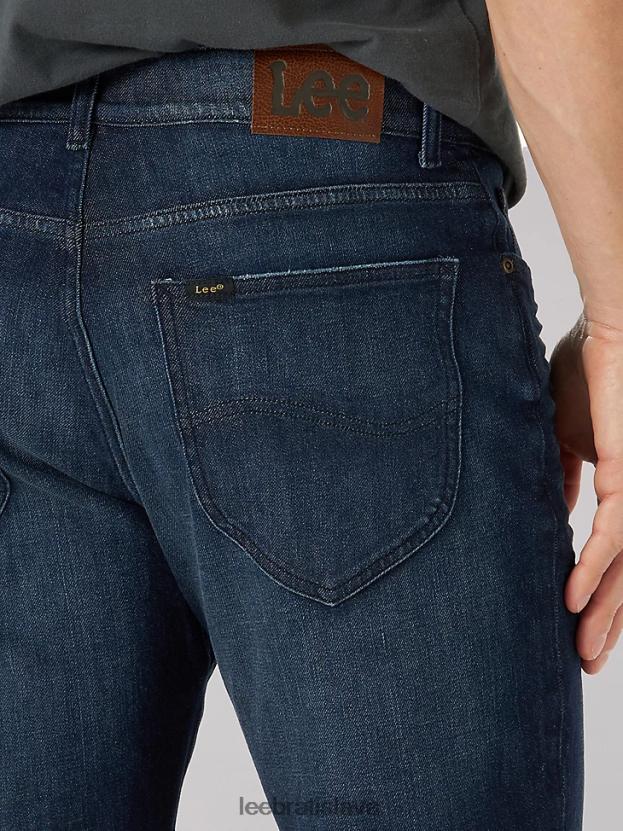 Lee oblečenie HL0J0R636 protiúder muži extrémny pohyb 4-way stretch rovné zúžené džínsy