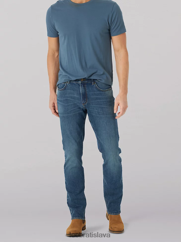 Lee oblečenie HL0J0R638 pod pásom muži extrémny pohyb 4-way stretch rovné zúžené džínsy