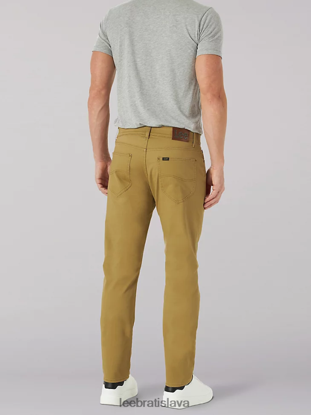 Lee oblečenie HL0J0R641 kočovník muži extrémny pohyb super mäkké keprové džínsy rovného strihu