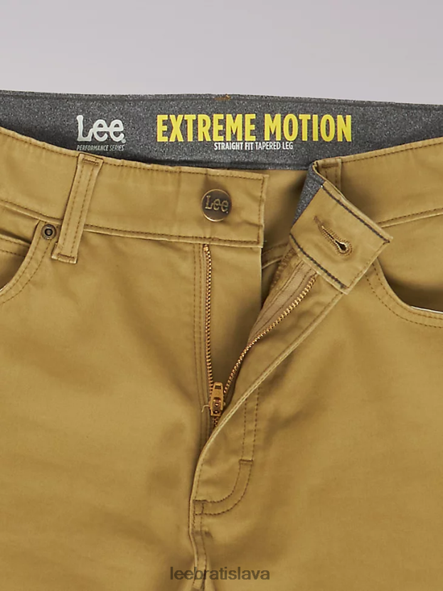 Lee oblečenie HL0J0R641 kočovník muži extrémny pohyb super mäkké keprové džínsy rovného strihu