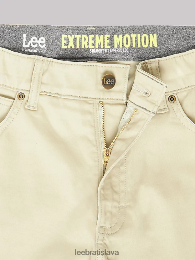 Lee oblečenie HL0J0R643 kamienok muži extrémny pohyb super mäkké keprové džínsy rovného strihu