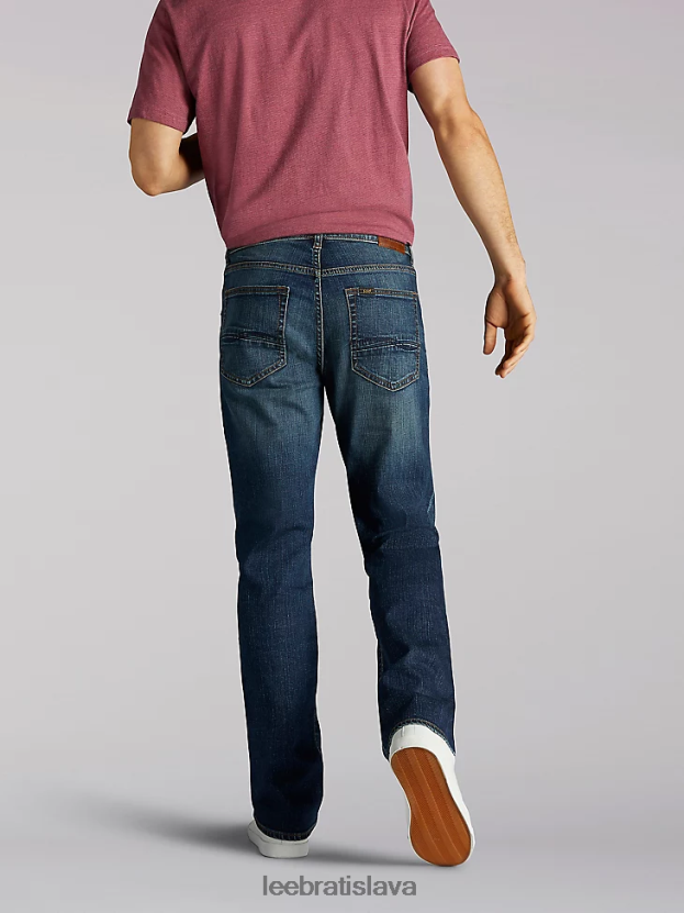 Lee oblečenie HL0J0R645 ikonu muži moderná séria džínsov s rovnými nohavicami
