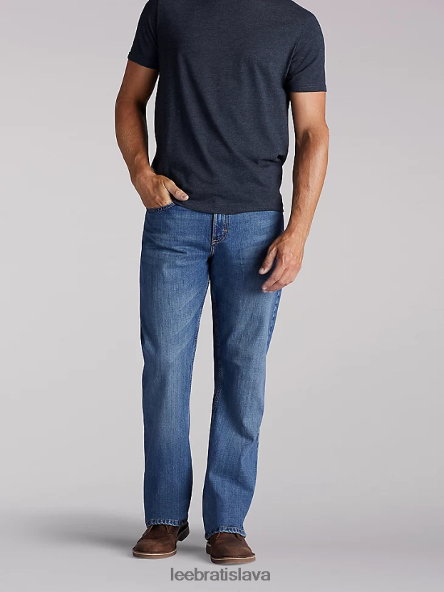 Lee oblečenie HL0J0R657 felix muži moderná séria uvoľnených bootcut džínsov