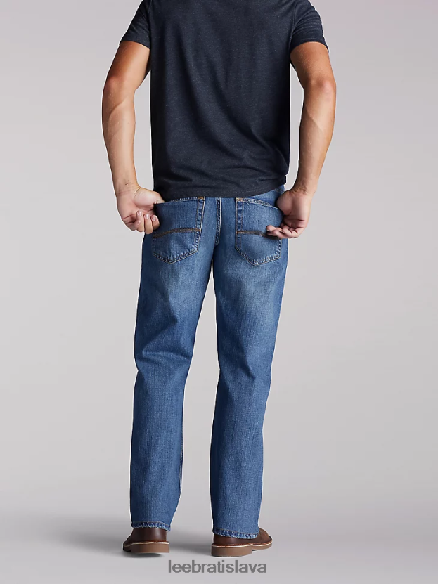 Lee oblečenie HL0J0R657 felix muži moderná séria uvoľnených bootcut džínsov