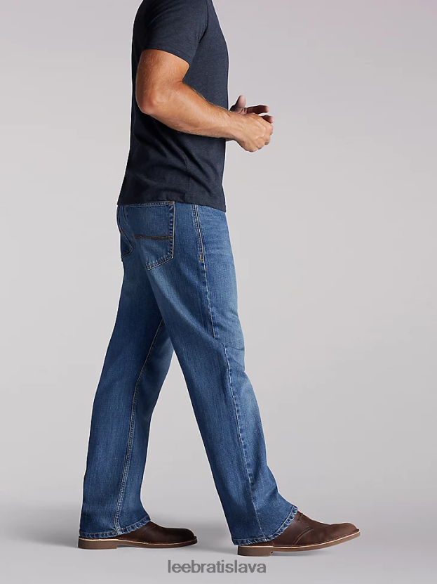 Lee oblečenie HL0J0R657 felix muži moderná séria uvoľnených bootcut džínsov