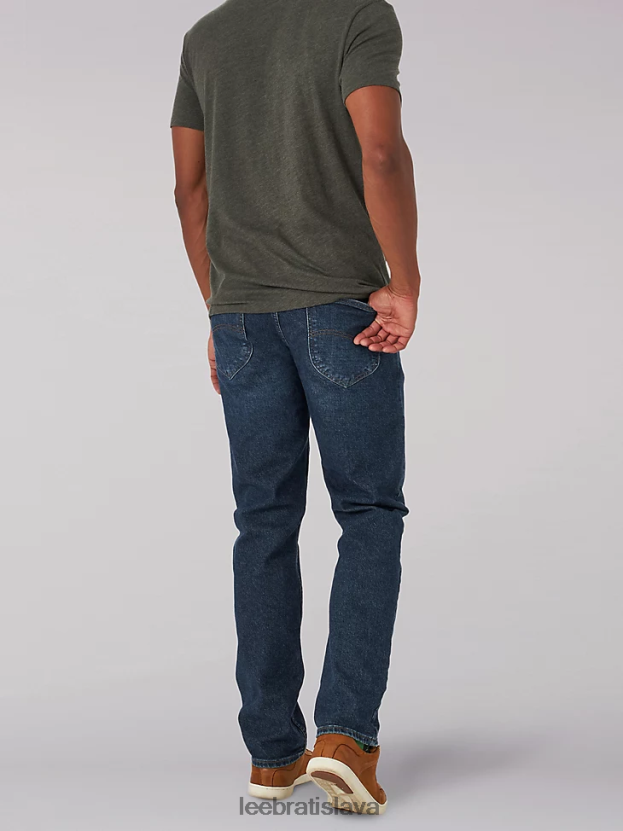 Lee oblečenie HL0J0R676 egejské more muži legendárne obyčajné zúžené džínsy
