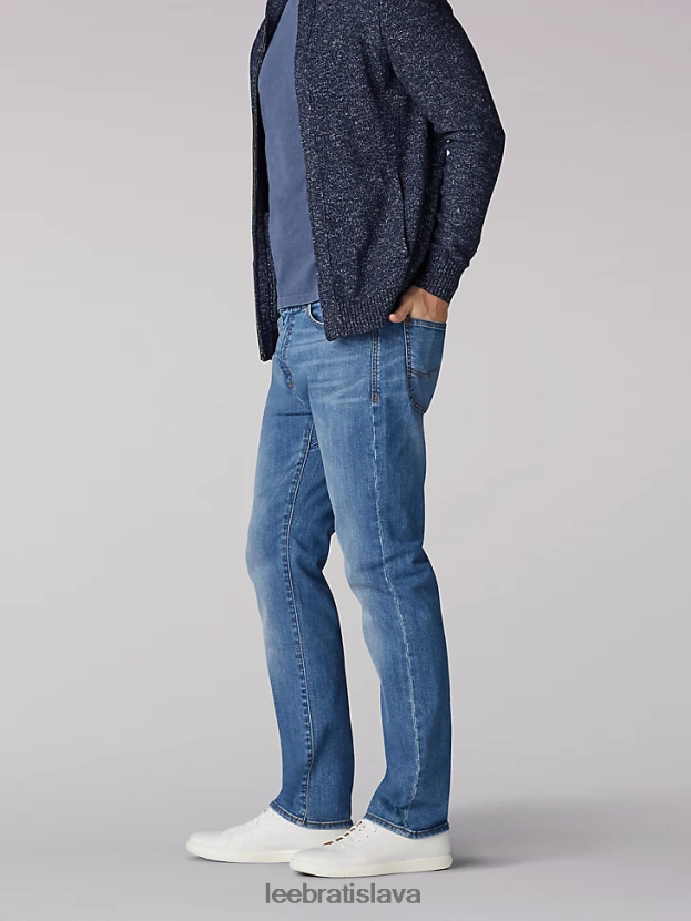 Lee oblečenie HL0J0R680 bradford muži extrémne pohybové športové kužeľové džínsy