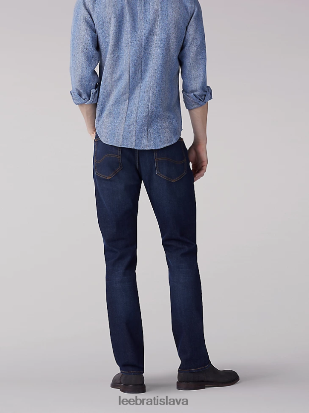 Lee oblečenie HL0J0R683 modrý štrajk muži extrémne pohybové športové kužeľové džínsy