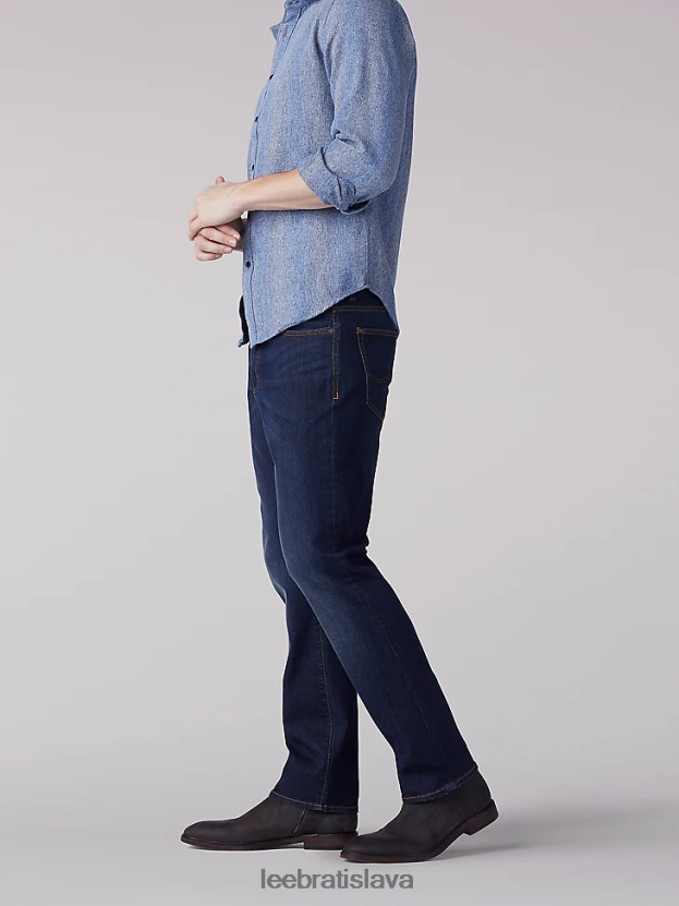 Lee oblečenie HL0J0R683 modrý štrajk muži extrémne pohybové športové kužeľové džínsy