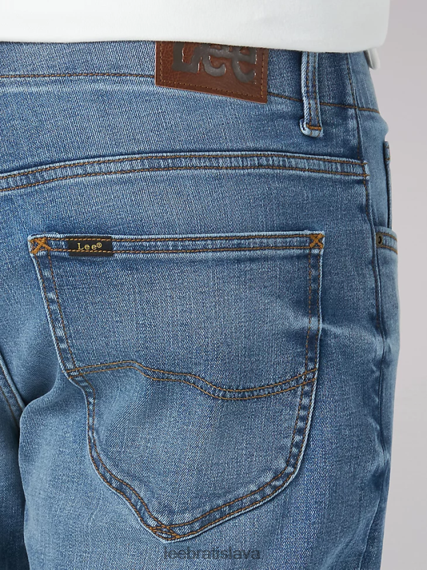 Lee oblečenie HL0J0R684 modrina muži extrémny pohyb atletické zúžené nohavice džínsy