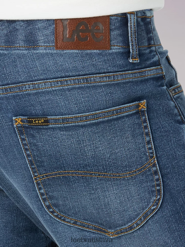 Lee oblečenie HL0J0R685 vytrieť muži extrémny pohyb atletické zúžené nohavice džínsy