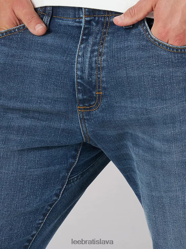 Lee oblečenie HL0J0R685 vytrieť muži extrémny pohyb atletické zúžené nohavice džínsy