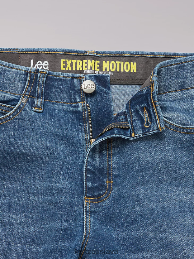 Lee oblečenie HL0J0R685 vytrieť muži extrémny pohyb atletické zúžené nohavice džínsy