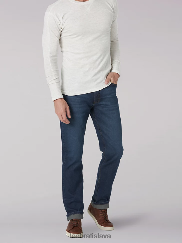 Lee oblečenie HL0J0R688 neptune muži legendárne športové zúžené džínsy
