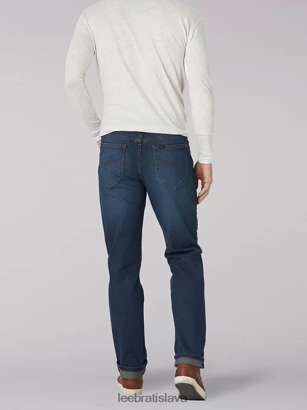 Lee oblečenie HL0J0R688 neptune muži legendárne športové zúžené džínsy