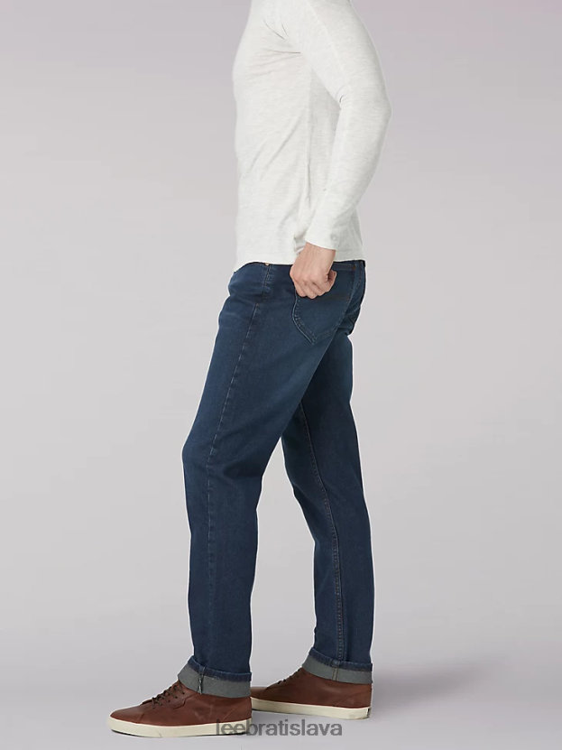 Lee oblečenie HL0J0R688 neptune muži legendárne športové zúžené džínsy