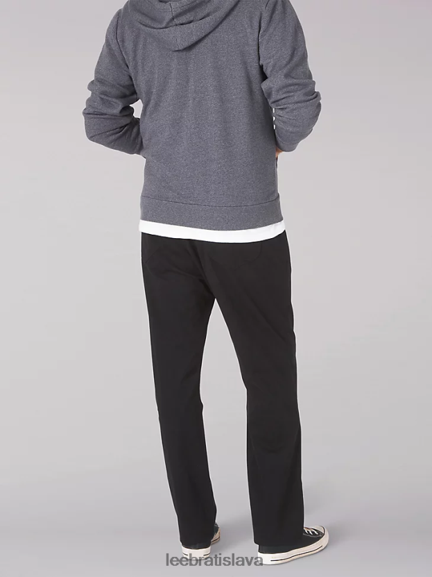 Lee oblečenie HL0J0R692 union-celé čierne muži zúžené džínsy s extrémnym pohybom mvp rovného strihu (veľké a vysoké)