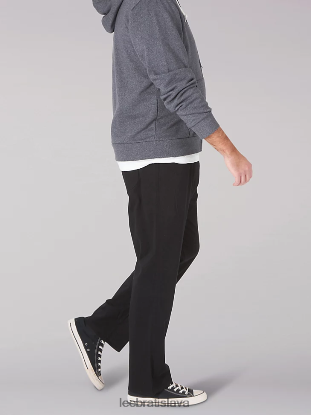 Lee oblečenie HL0J0R692 union-celé čierne muži zúžené džínsy s extrémnym pohybom mvp rovného strihu (veľké a vysoké)