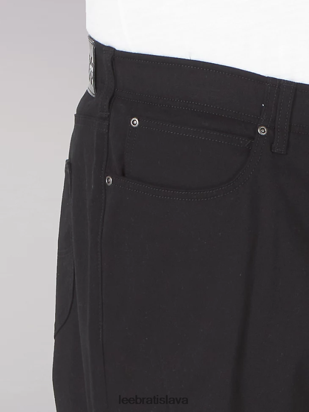 Lee oblečenie HL0J0R692 union-celé čierne muži zúžené džínsy s extrémnym pohybom mvp rovného strihu (veľké a vysoké)